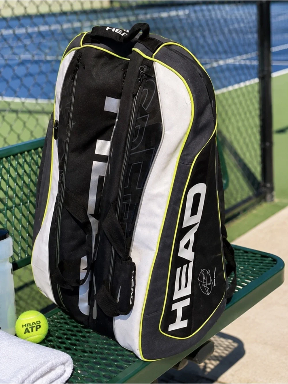 HEAD Djokovic 12R Monstercombi Tennis Bag – Holds Up to 12 Racquets